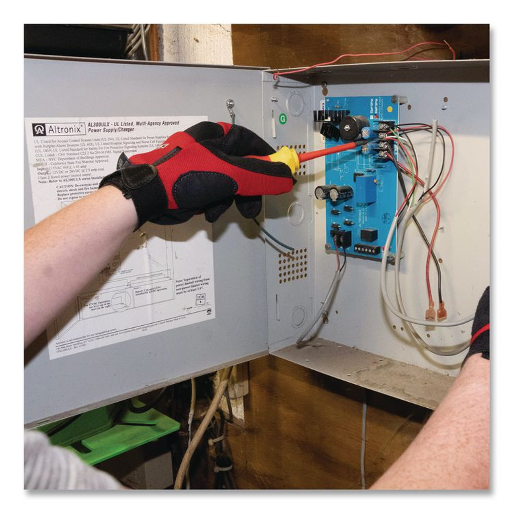 GREAT NECK SAW MFG. OEMTOOLS® 22593 Insulated 10-Piece Interchangeable Bit Screwdriver Set, Metric Phillips and Slotted Blade Bits, Orange/Yellow Handle