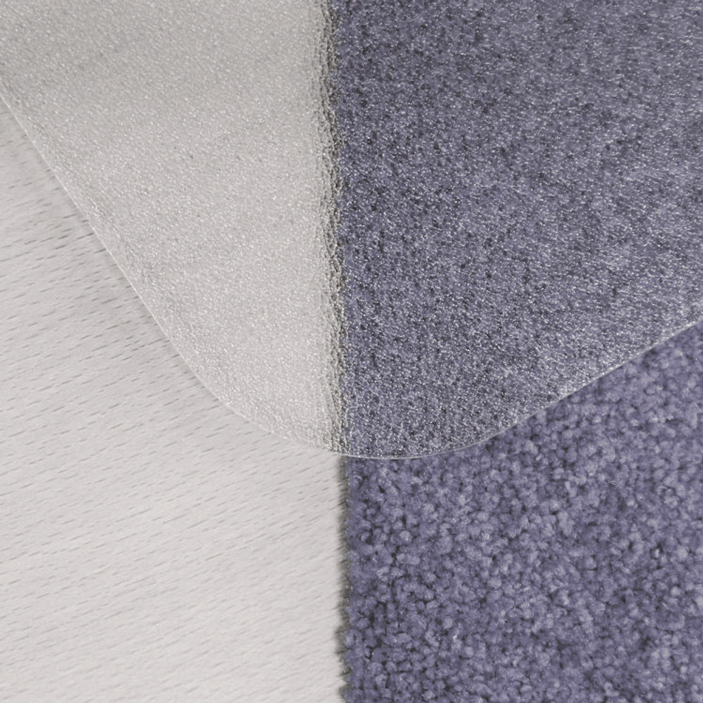 FLOORTEX NRCMFLPD0003 Cleartex Unomat Anti-Slip Polycarbonate Chair Mat for Flat Pile Carpeted and Hard Floors, Rectangular, 35" x 47", Clear