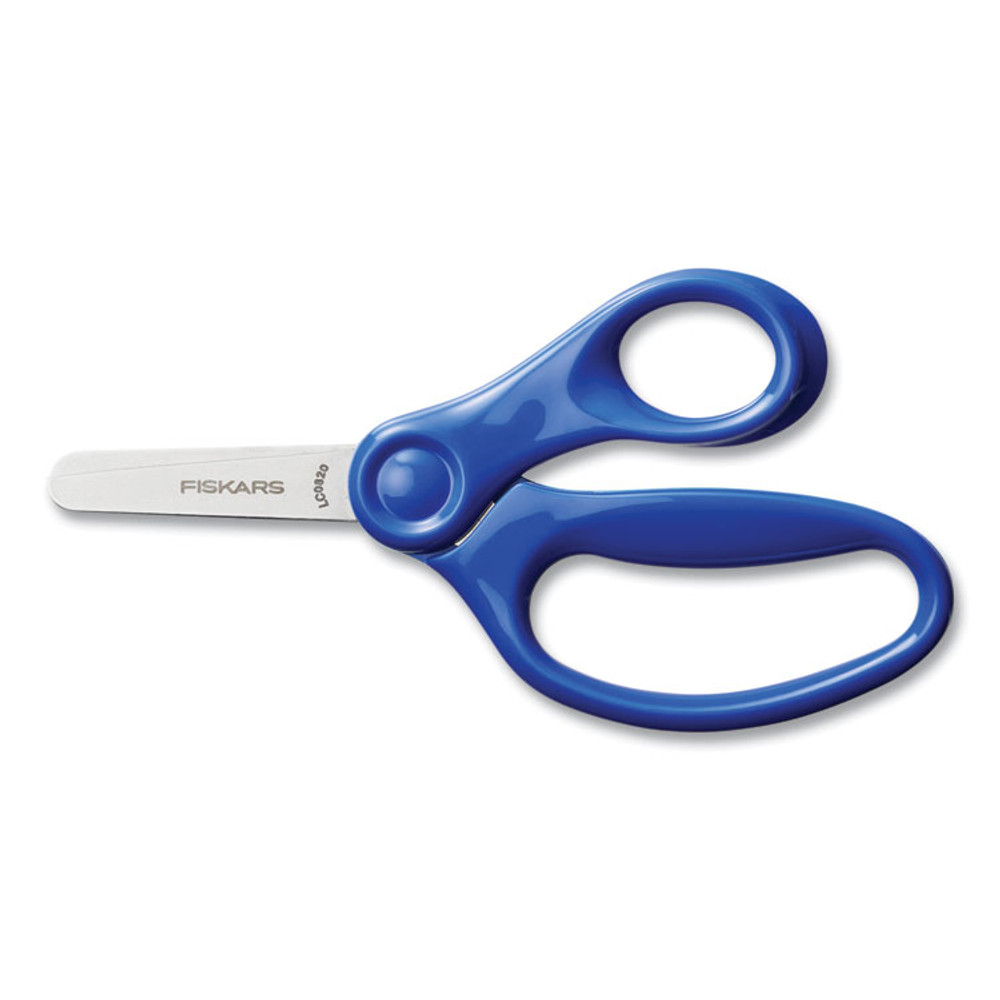 FISKARS MANUFACTURING CORP 1067049 Classpack Scissors Caddy, Rounded Tip, 5" Long, 1.6" Cut Length, Straight Assorted Color Handles, 24/Set