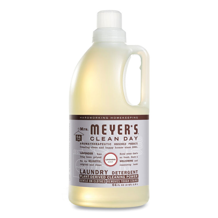 THE CALDREA COMPANY Mrs. Meyer's® 369504EA Liquid Laundry Detergent, Lavender Scent, 64 oz Bottle