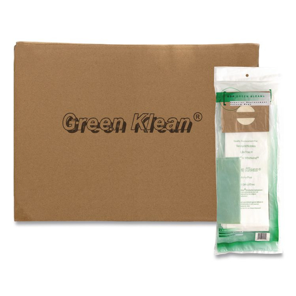 GREEN KLEAN GKLITTRAC GK-LitTrac Replacement Bag, 10 Bags/Pack, 10 Packs/Carton