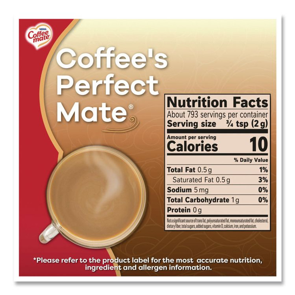 NESTLE Coffee mate® 22002633 Original Powdered Coffee Creamer, 56 oz Canister