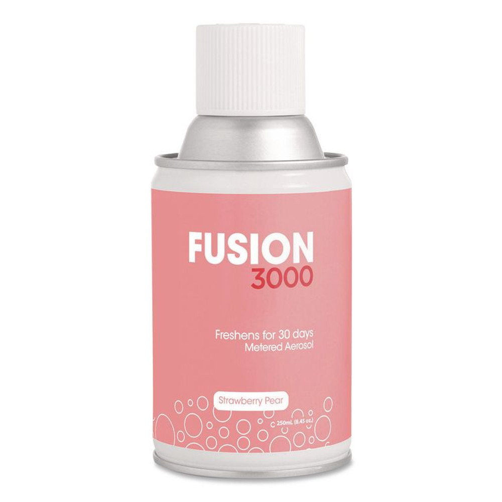 FRESH PRODUCTS MA12STR Fusion Metered Aerosols, Strawberry Pear, 8.45 oz, 12/Carton