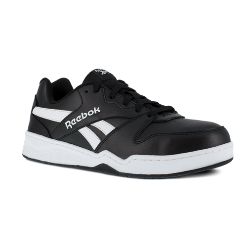 Reebok RB4162-M-10.0 BB4500 Work - RB4162  Men's Low Cut Work Sneaker - Black and White