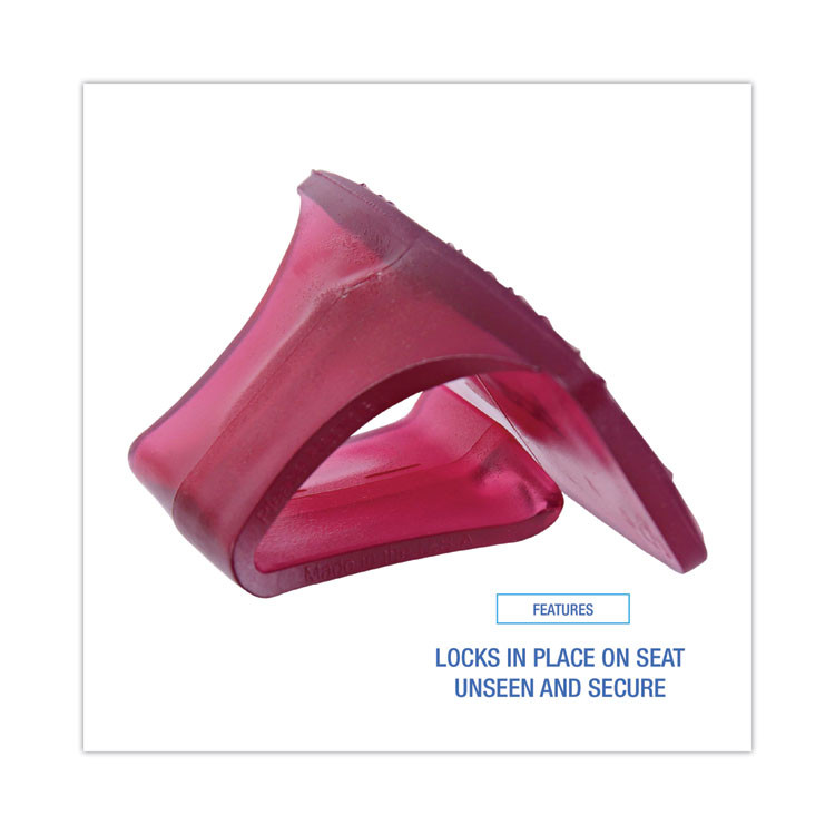 BOARDWALK CLIPSAPCT Toilet Bowl Clip, Spiced Apple Scent, Red, 72/Carton