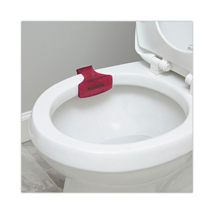 BOARDWALK CLIPSAPCT Toilet Bowl Clip, Spiced Apple Scent, Red, 72/Carton