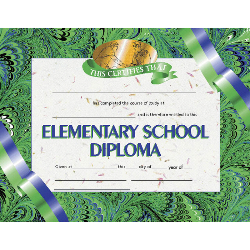 FLIPSIDE Hayes Publishing Elementary School Diploma, 8.5" x 11", Pack of 30