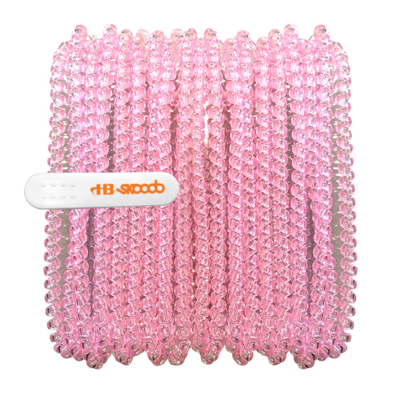 HAMILTON ELECTRONICS VCOM HamiltonBuhl® Skooob Tangle Free Earbud Covers - Translucent Pink