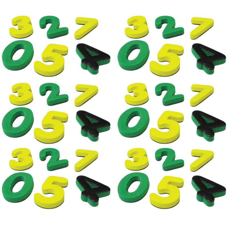 TEACHER CREATED RESOURCES Teacher Created Resources® Magnetic Foam: Small Numbers, 60 Pieces Per Pack, 6 Packs