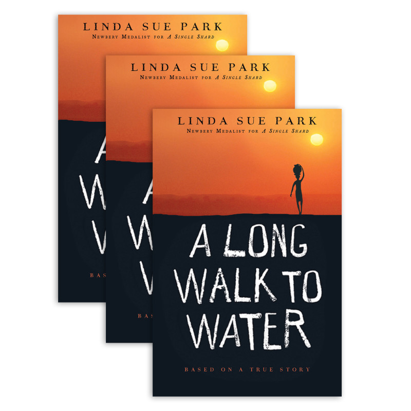 HARPER COLLINS PUBLISHERS Houghton Mifflin Harcourt A Long Walk to Water, Paperback, Pack of 3