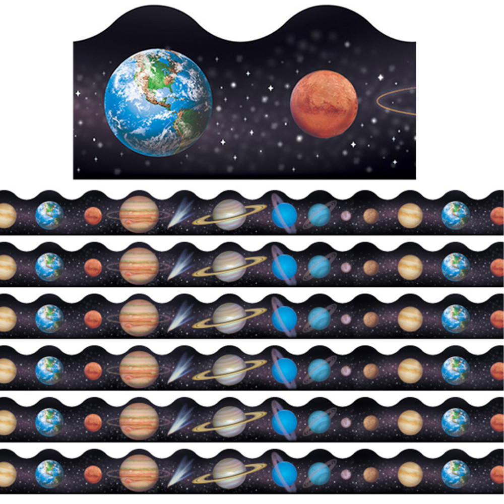 TREND ENTERPRISES INC. TREND Solar System Terrific Trimmers®, 39 Feet Per Pack, 6 Packs TREND ENTERPRISES INC. TREND Solar System Terrific Trimmers®, 39 Feet Per Pack, 6 Packs