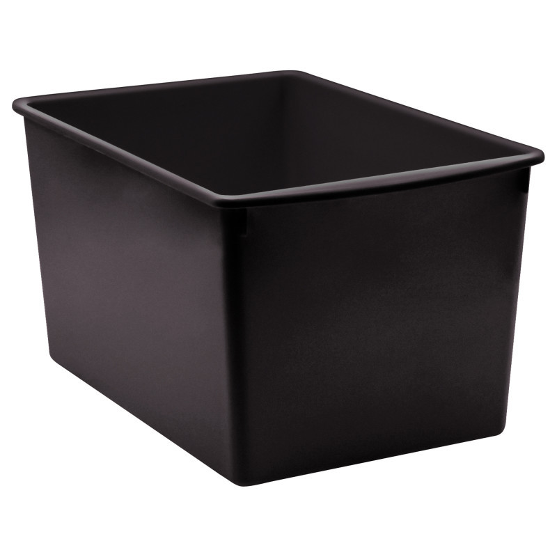 TEACHER CREATED RESOURCES Teacher Created Resources® Black Plastic Multi-Purpose Bin