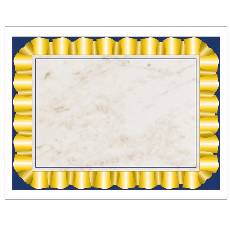 FLIPSIDE Hayes Publishing Gold Ribbon Border Paper, 8.5" x 11", Pack of 50