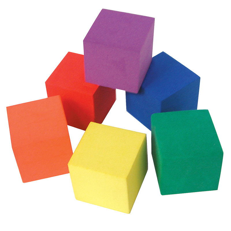 TEACHER CREATED RESOURCES Teacher Created Resources® Foam Color Cubes, 1in, 30 Pieces