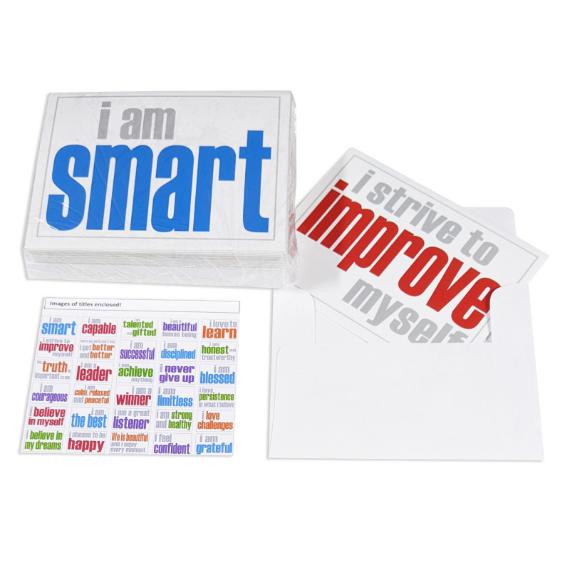 INSPIRED MINDS Inspired Minds Note Cards with Envelopes, Set of 30 Different Titles