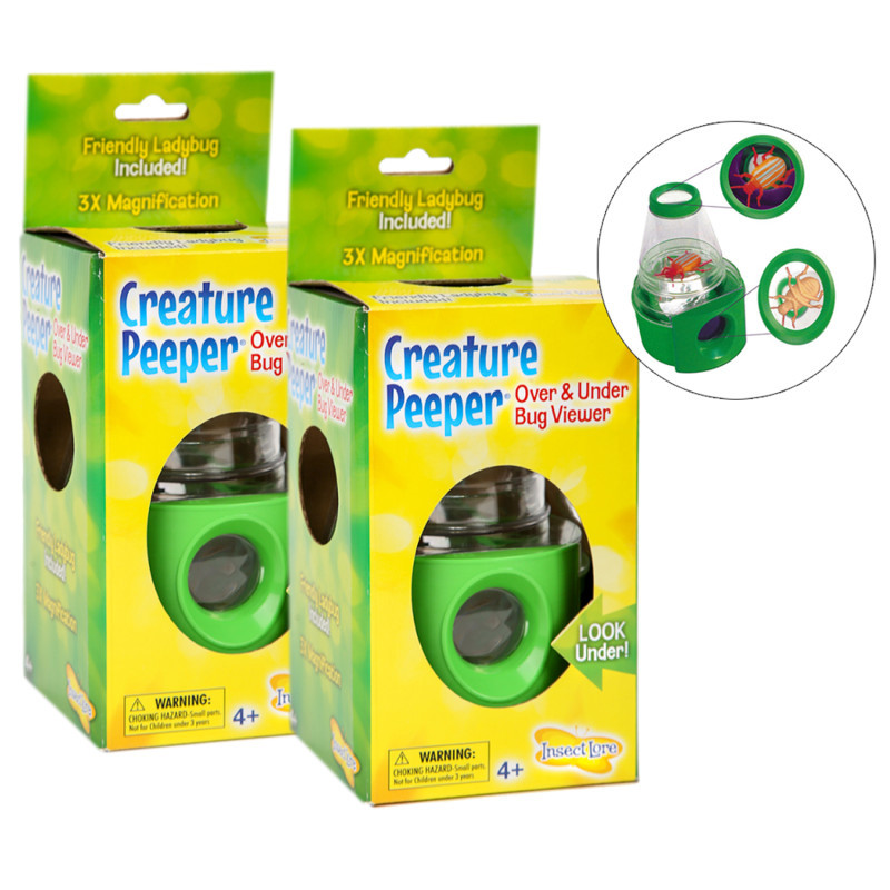 INSECT LORE Insect Lore Creature Peeper Above-Below 3D View, Pack of 2