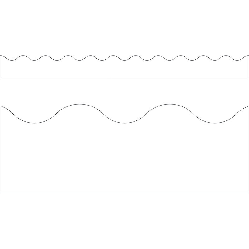 TREND ENTERPRISES INC. TREND White Terrific Trimmers®, 39 ft