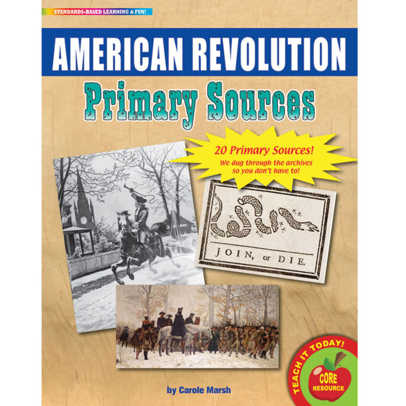 GALLOPADE Gallopade Primary Sources, American Revolution