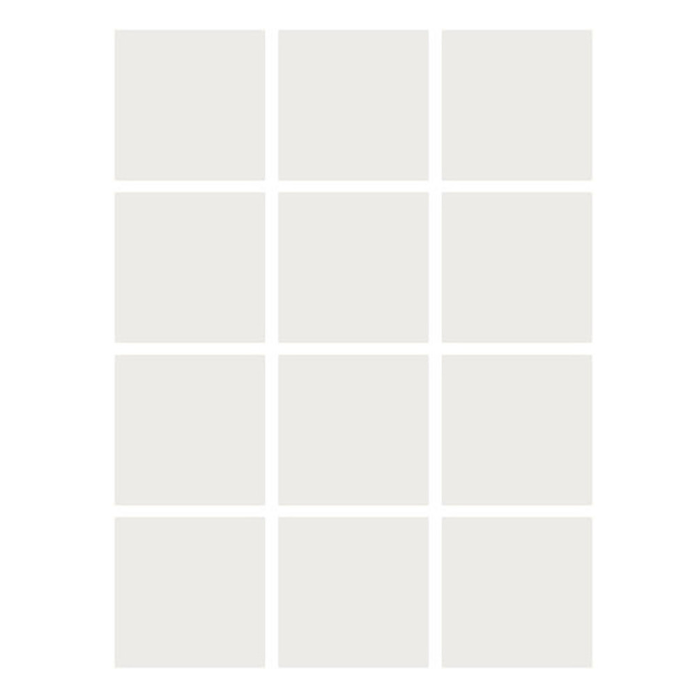 FLIPSIDE Flipside Products Dry Erase Stickables with Dry Erase Marker, White, 4" x 4", 12 Per Pack, 2 Packs