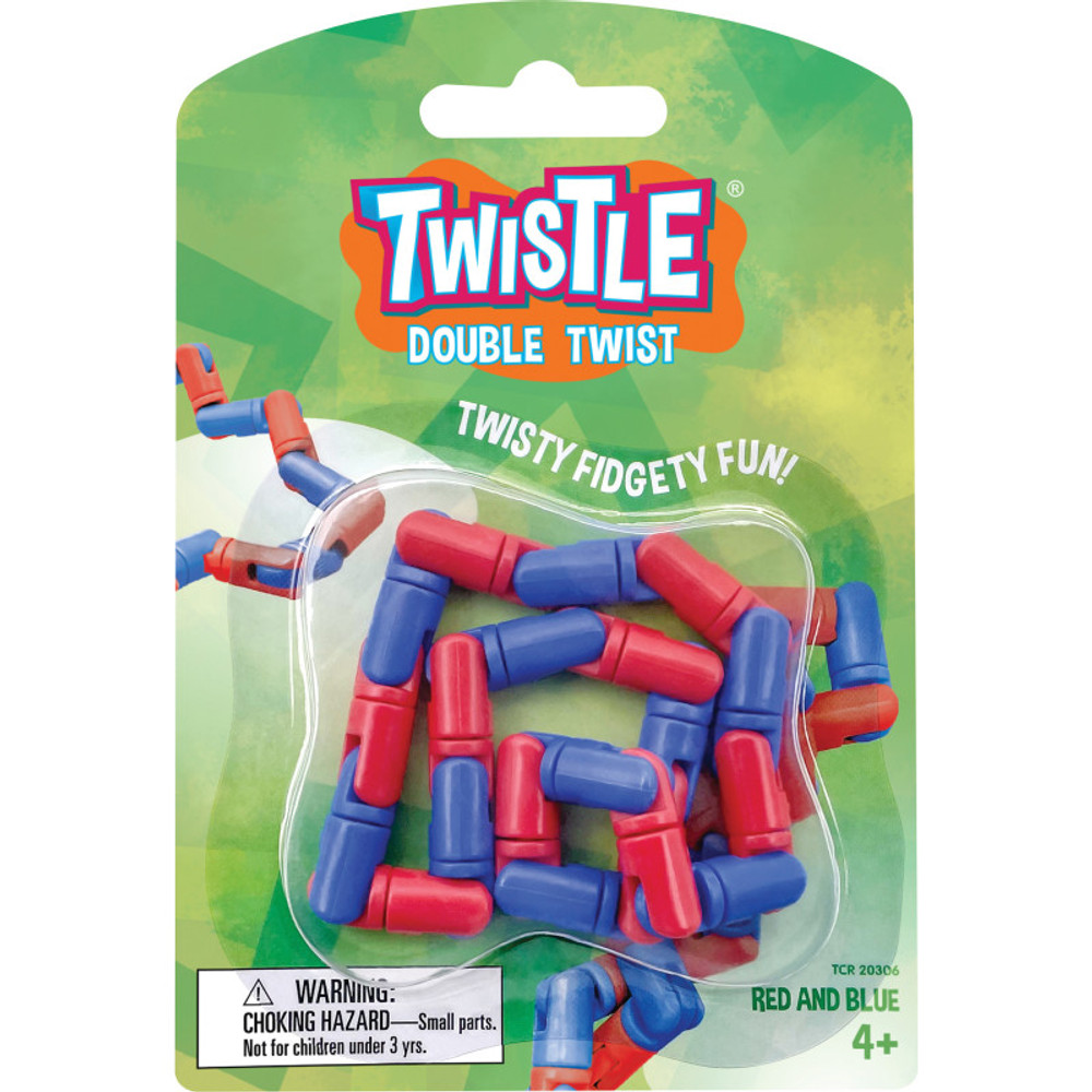 TEACHER CREATED RESOURCES Teacher Created Resources® Twistle Double Twist, Red & Blue TEACHER CREATED RESOURCES Teacher Created Resources® Twistle Double Twist, Red & Blue