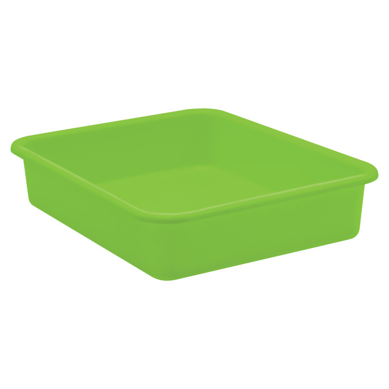TEACHER CREATED RESOURCES Teacher Created Resources® Lime Large Plastic Letter Tray