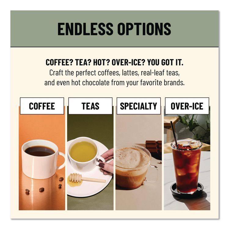 LAVAZZA FLAVIA® 18001474 Aroma Brewer, Black