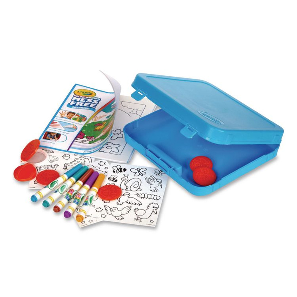 BINNEY & SMITH / CRAYOLA 752349 Color Wonder Art Kit, Ocean Animals, Ages 3 and Up, 24 Pages
