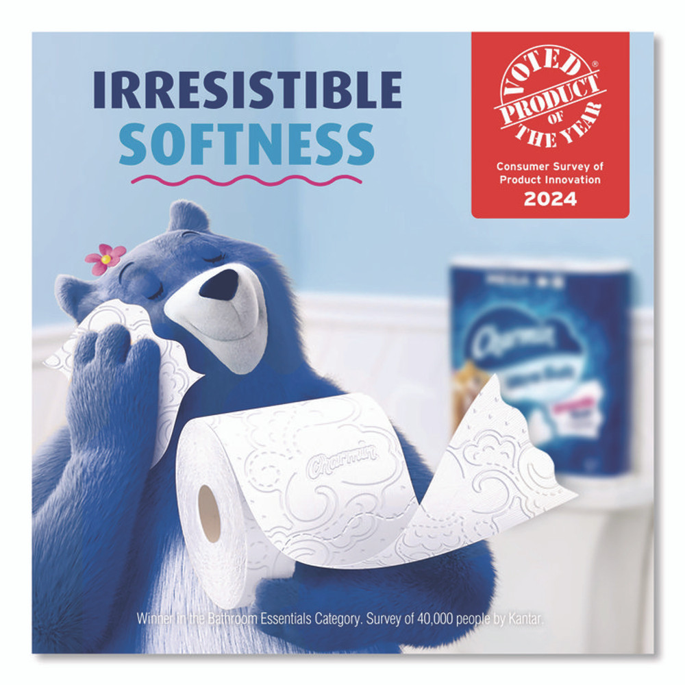 PROCTER & GAMBLE Charmin® 19369 Ultra Soft Bathroom Tissue, Septic Safe, 2-Ply, White, 336 Sheets/Roll, 18 Rolls/Carton
