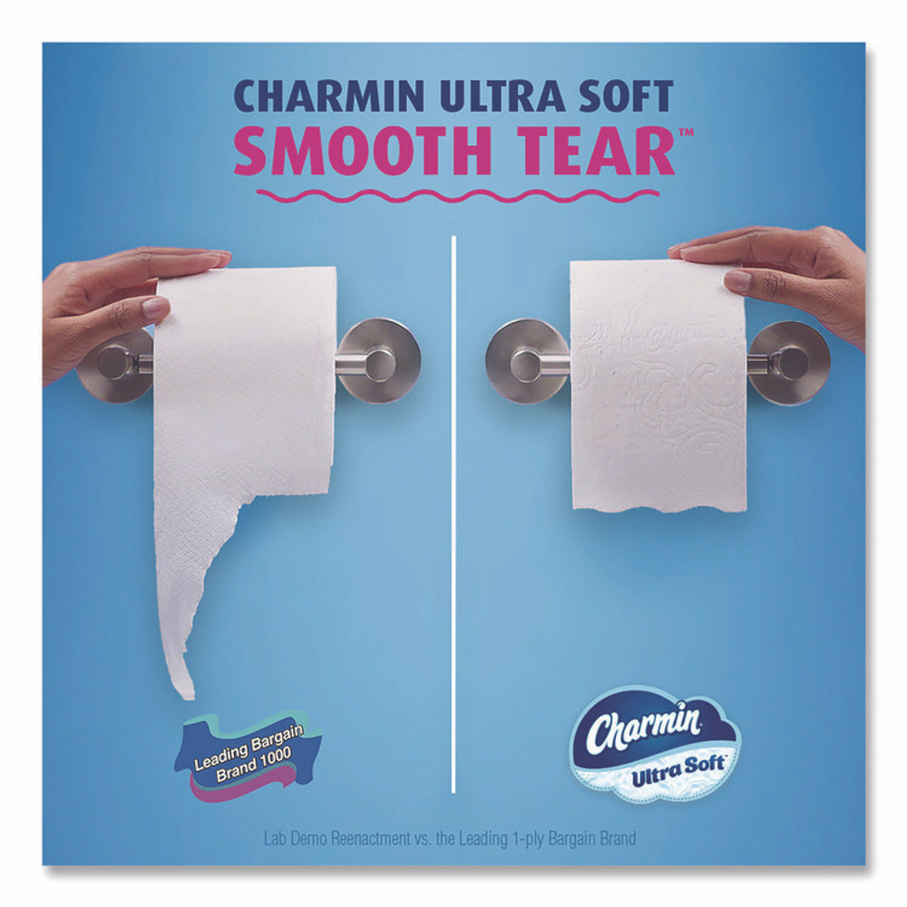 PROCTER & GAMBLE Charmin® 19369 Ultra Soft Bathroom Tissue, Septic Safe, 2-Ply, White, 336 Sheets/Roll, 18 Rolls/Carton