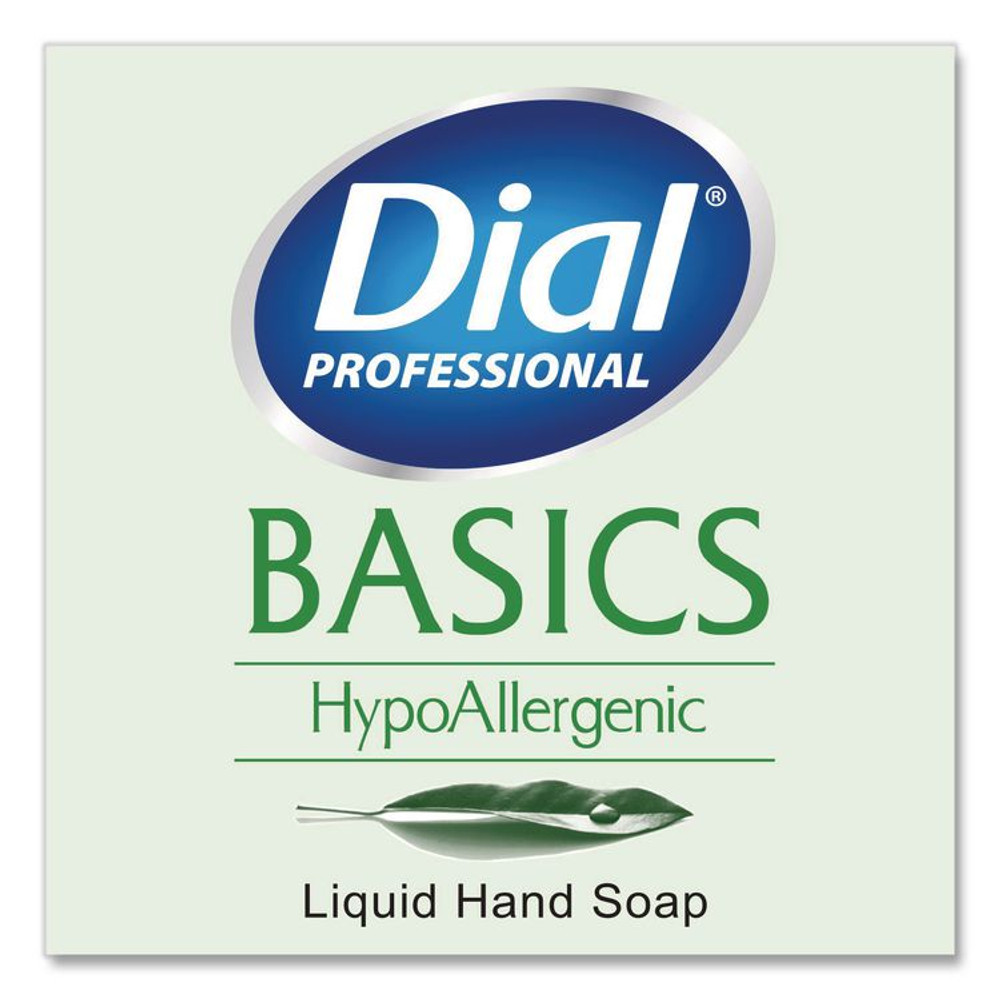 DIAL PROFESSIONAL 35488 Basics Hypoallergenic Liquid Hand Soap, Floral, 11 oz, 12/Carton