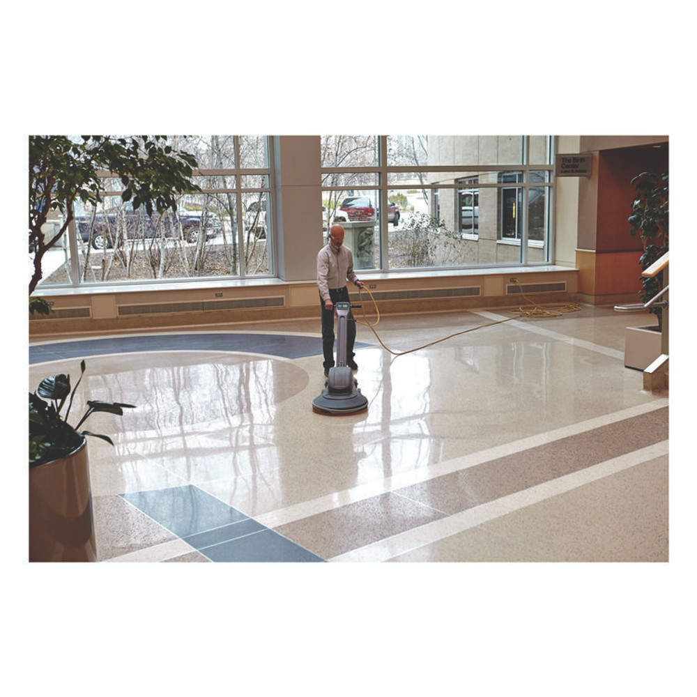 3M/COMMERCIAL TAPE DIV. 35030 Niagara Green Scrubbing Pad, 17" Diameter, Green, 5/Carton