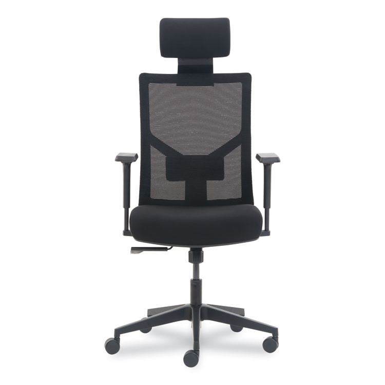 LA-Z-BOY CHAIR COMPANY 60021 Mesh Back Molded Foam Task Chair, Supports Up to 275 lb, Black Seat/Back