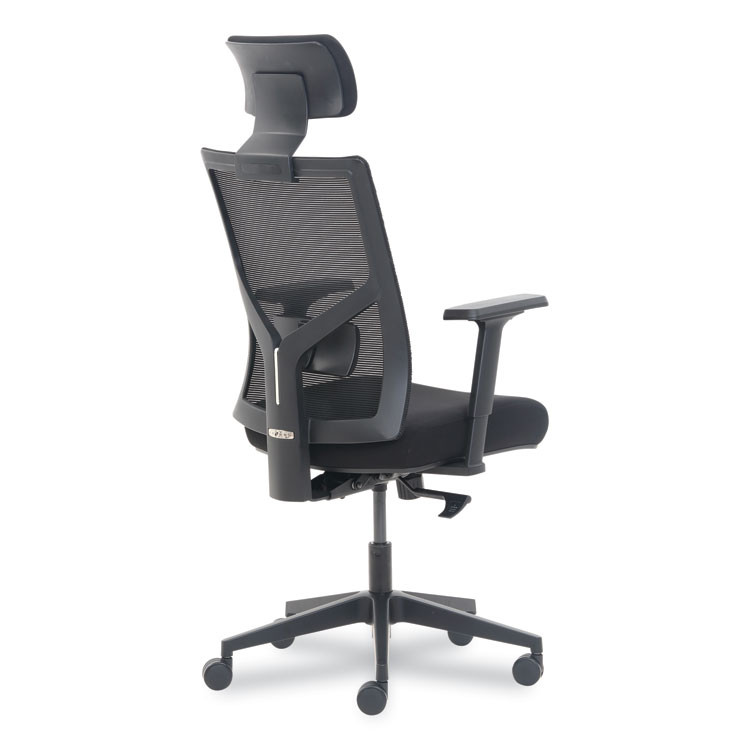 LA-Z-BOY CHAIR COMPANY 60021 Mesh Back Molded Foam Task Chair, Supports Up to 275 lb, Black Seat/Back