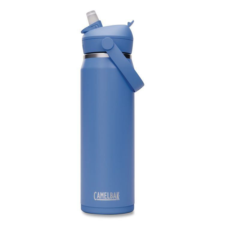 CAMELBAK 2855406001 Thrive FlipStraw Stainless Steel Vacuum Insulated Water Bottle, 32 oz, Sky Blue