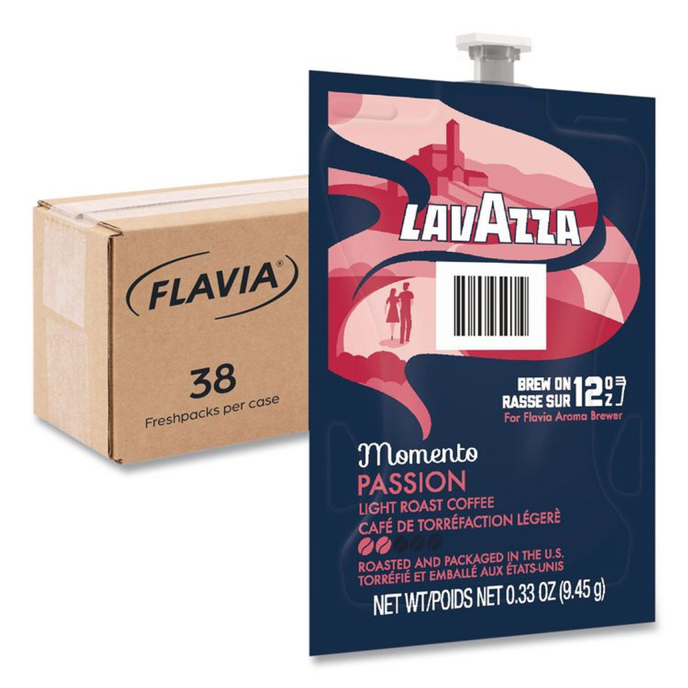 LAVAZZA FLAVIA® 48790 Lavazza Momento Passion Coffee Freshpack, 38/Carton