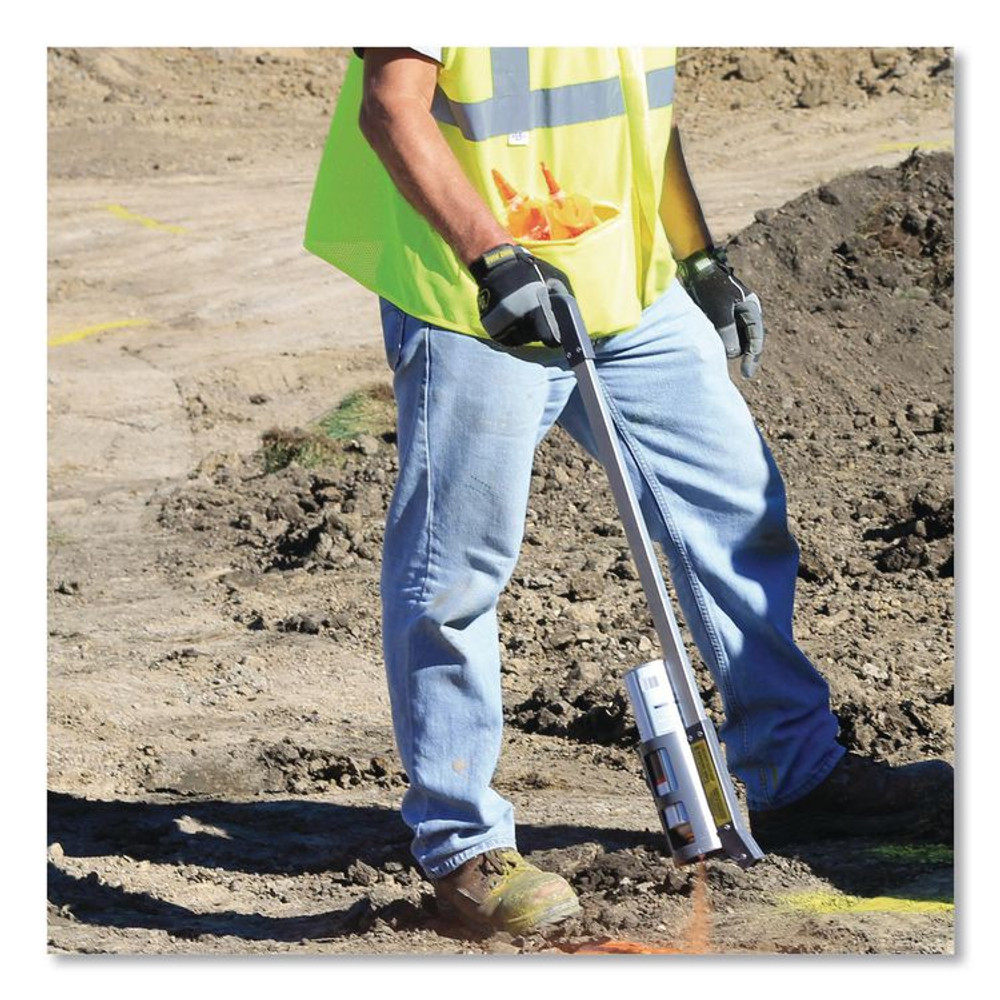 RUST-OLEUM CORPORATION 264696 Industrial Choice M1400 System Water-Based Construction Marking Paint, Gloss Safety Red, 17 oz Aerosol Can, 12/Carton