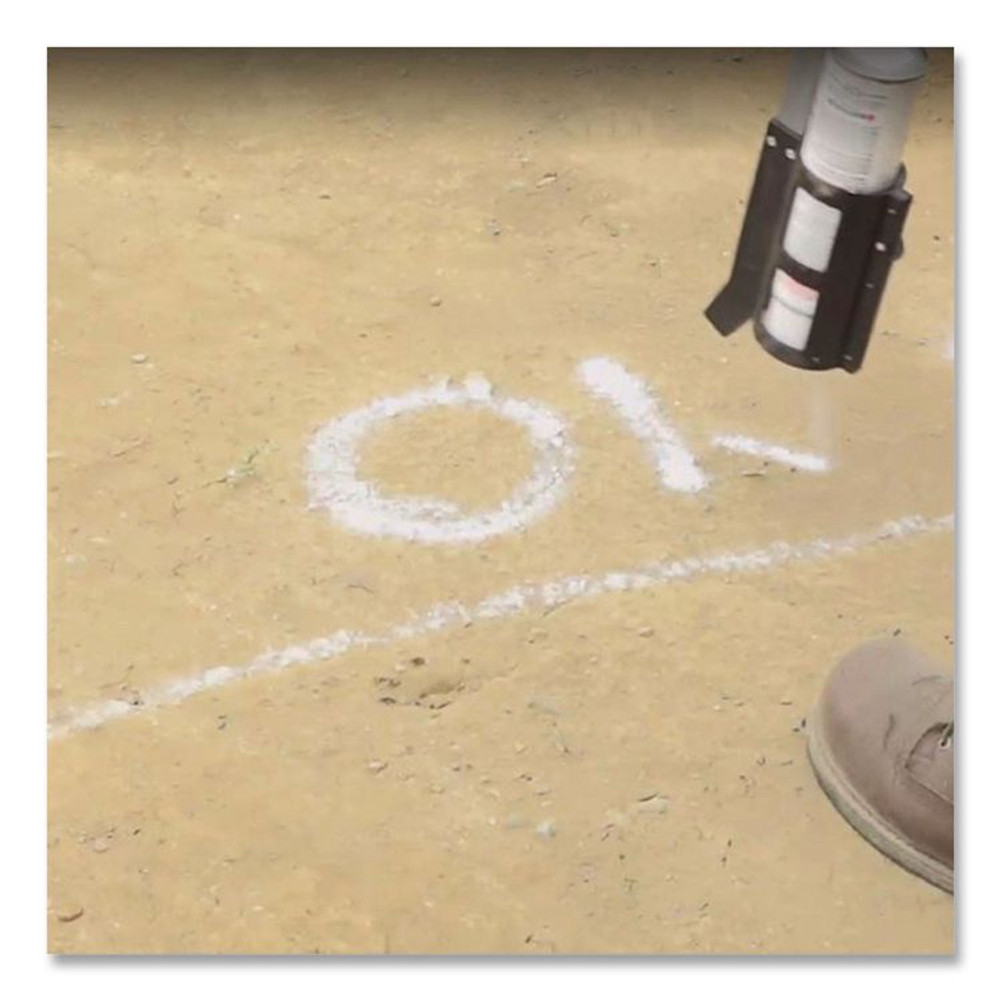 RUST-OLEUM CORPORATION 264692CT Industrial Choice M1400 System Water-Based Construction Marking Paint, Gloss White, 17 oz Aerosol Can, 12/Carton