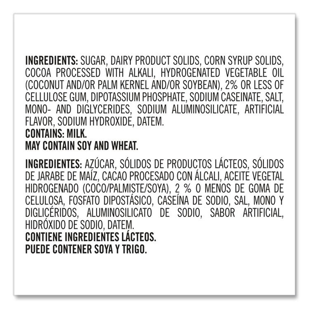 NESTLE Nescafé® 81794CT Premium Hot Chocolate Mix, Rich Chocolate, 1.75 lb Bag, 6/Carton