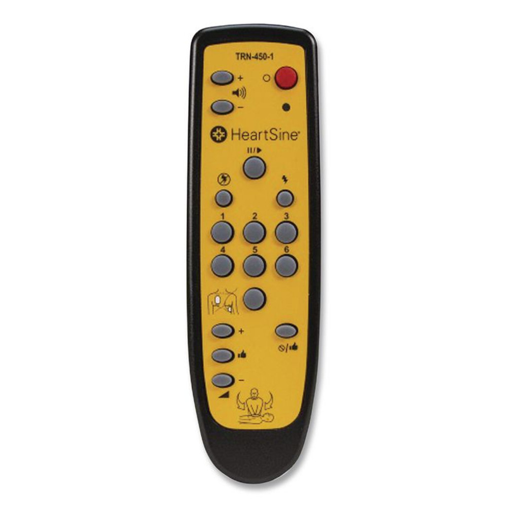 AERO HEALTHCARE CARDIACT™ TRNACC19 SAM 450P AED Trainer Remote Control, Yellow/Black