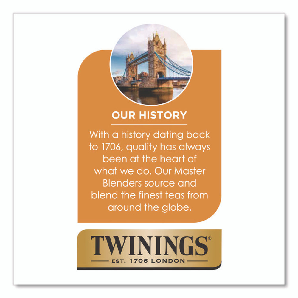 TWININGS NORTH AMERICA INC TNA85784 Tea K-Cups, English Breakfast Decaf, 0.11 oz, 24/Box