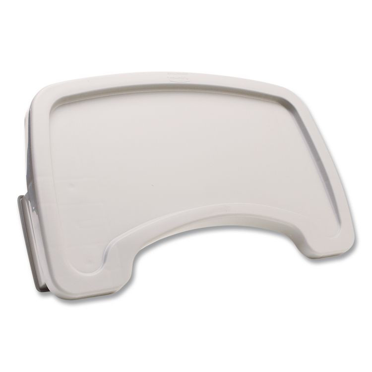 RUBBERMAID COMMERCIAL PROD. 7815-88 PLA Sturdy Chair Microban Youth Seat Tray for Rubbermaid Commercial Youth Seats, 18.5 x 11.5 x 3.25, Plastic, Platinum