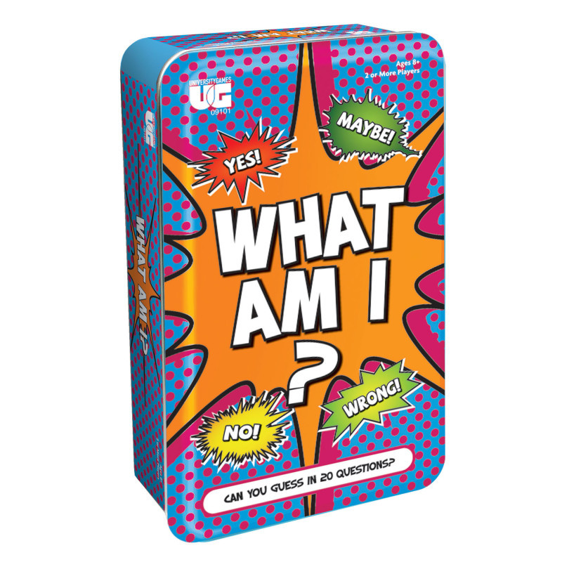 UNIVERSITY GAMES University Games What Am I? Card Game Tin