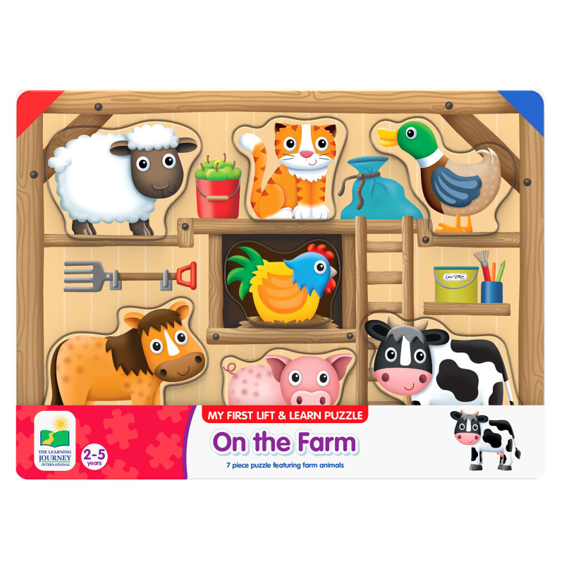 UNIVERSITY GAMES The Learning Journey International My First Lift & Learn On The Farm