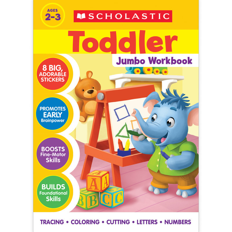 SCHOLASTIC TEACHING RESOURCES Scholastic Teaching Solutions Toddler Jumbo Workbook