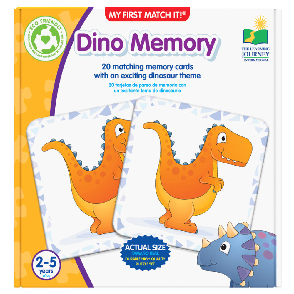 UNIVERSITY GAMES The Learning Journey International My First Memory Game - Dino's