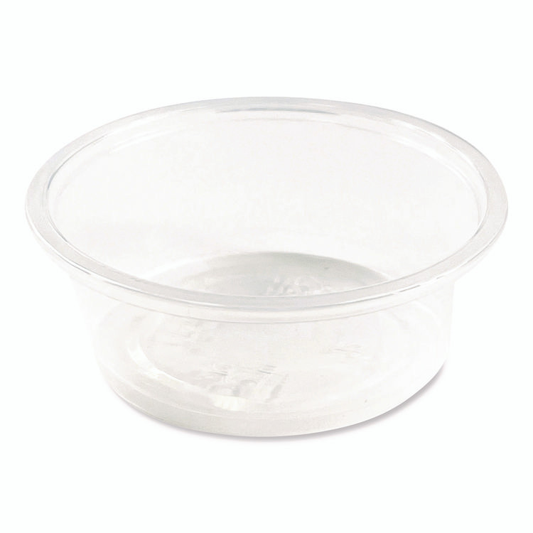 BOARDWALK PRTN15TS Souffle/Portion Cups, 1.5 oz, Plastic, Translucent, 2,500/Carton