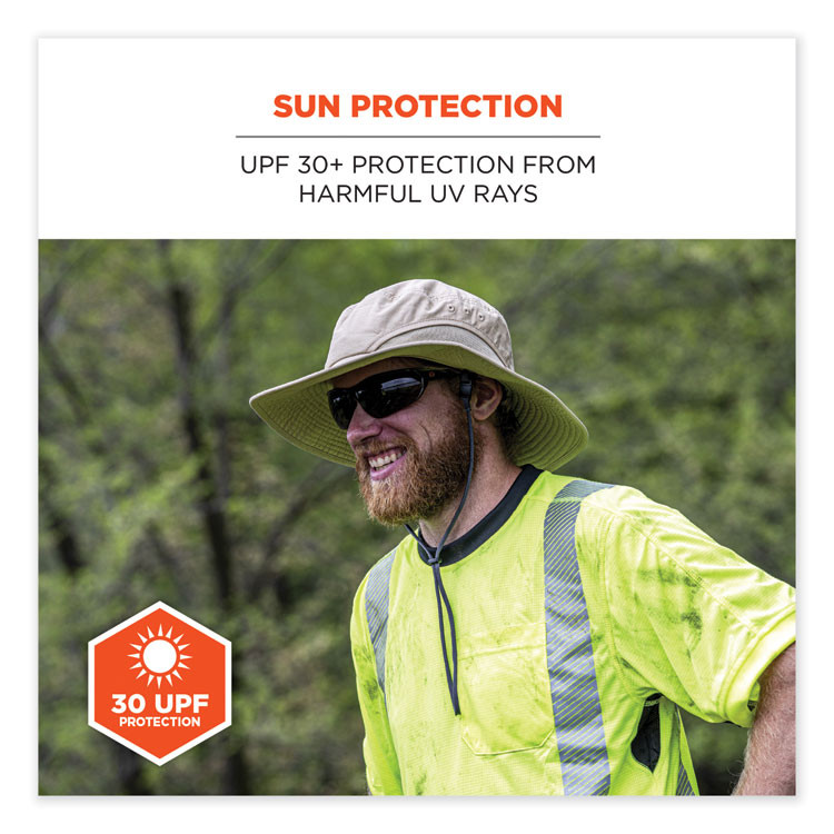 TENACIOUS HOLDINGS, INC. ergodyne® 23504 GloWear 8283BK Class 2 Lightweight Performance Hi-Vis T-Shirt, Polyester, Large, Lime