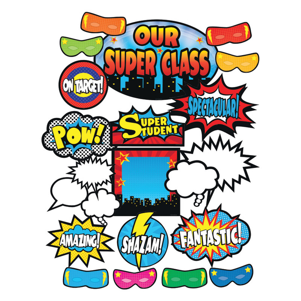 TEACHER CREATED RESOURCES Teacher Created Resources® Superhero Bulletin Board Display Set TEACHER CREATED RESOURCES Teacher Created Resources® Superhero Bulletin Board Display Set