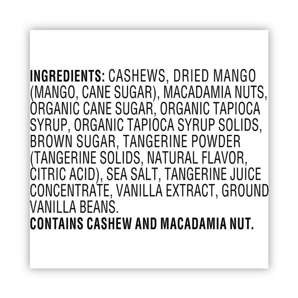 J.M. SMUCKER CO. Sahale Snacks® 900015 Glazed Mixes, Tangerine Vanilla, 1.5 oz Pouch, 18/Carton