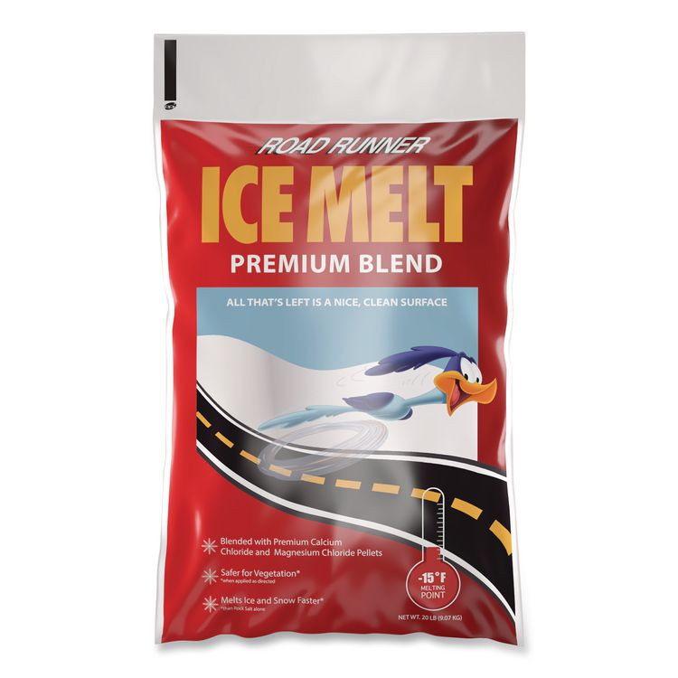 SCOTWOOD INDUSTRIES INC 20BRRPLT Road Runner Ice Melt, 20 lb Bag, 100 Bags/Pallet